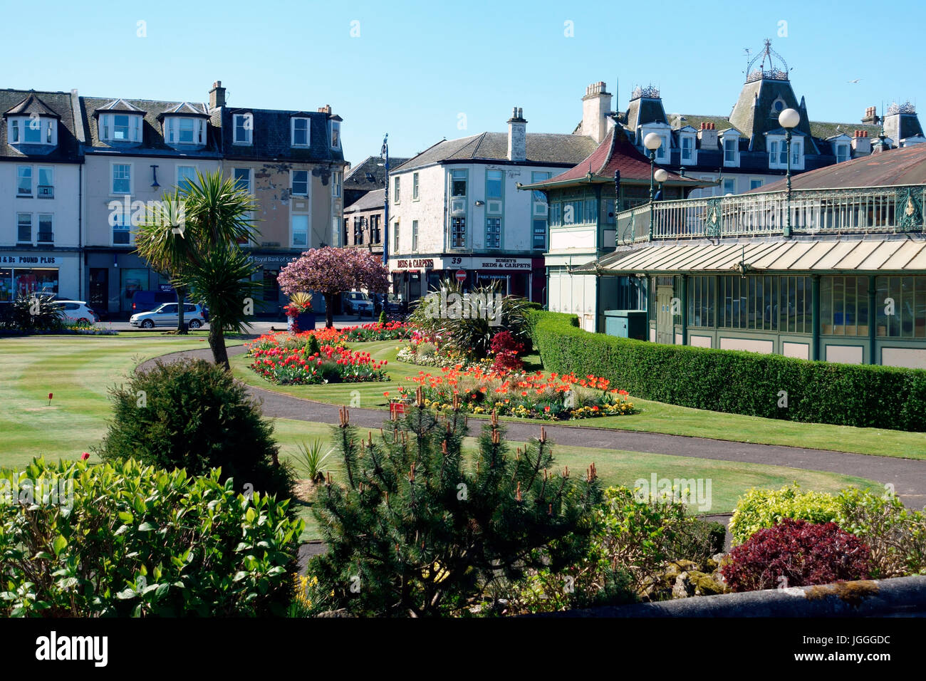 Victorian giardini invernali, Rothesay, Isle of Bute, Regno Unito Scozia Foto Stock
