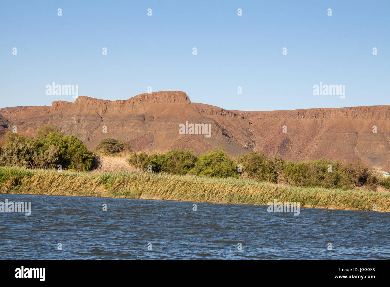Argine del Fiume Orange, Sud Africa Foto Stock