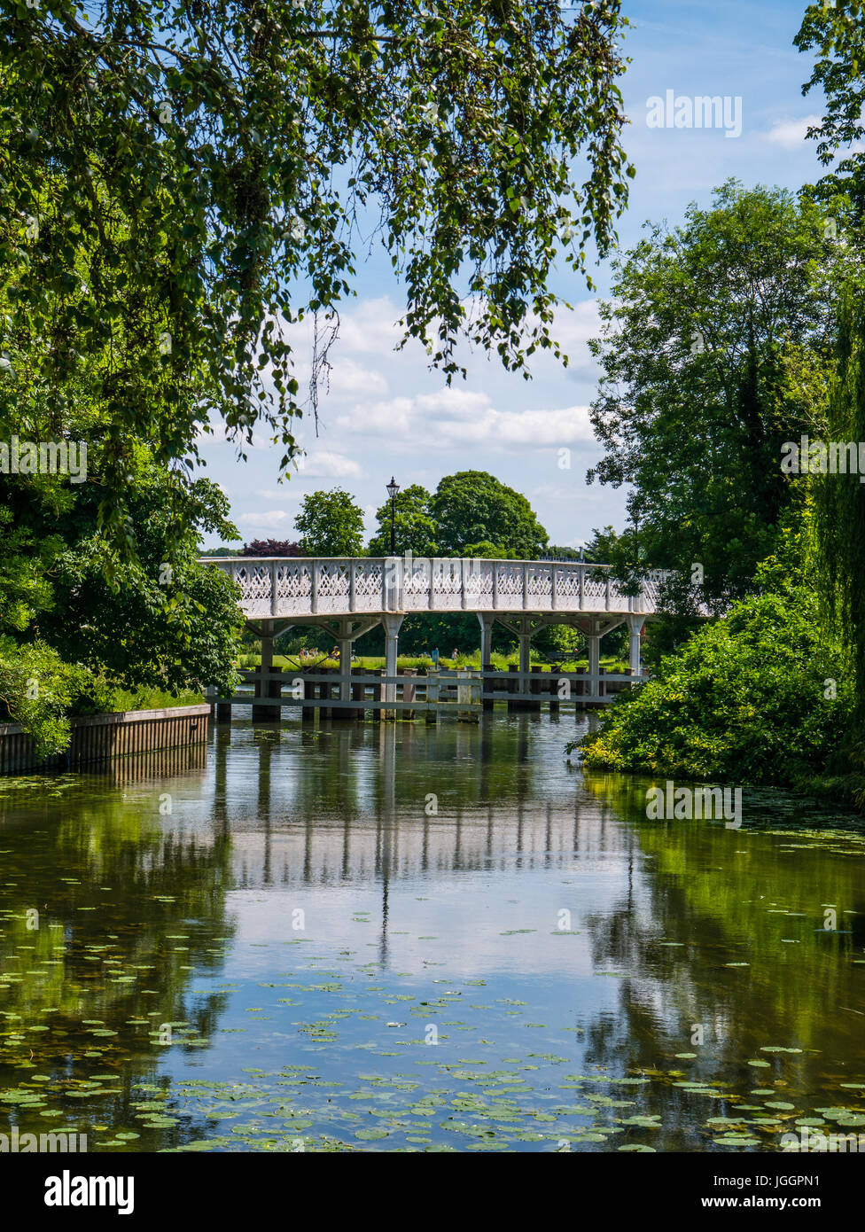 Whitchurch Bridge, Whitchurch-on-Thames, Oxfordshire/Berkshire, Inghilterra Foto Stock