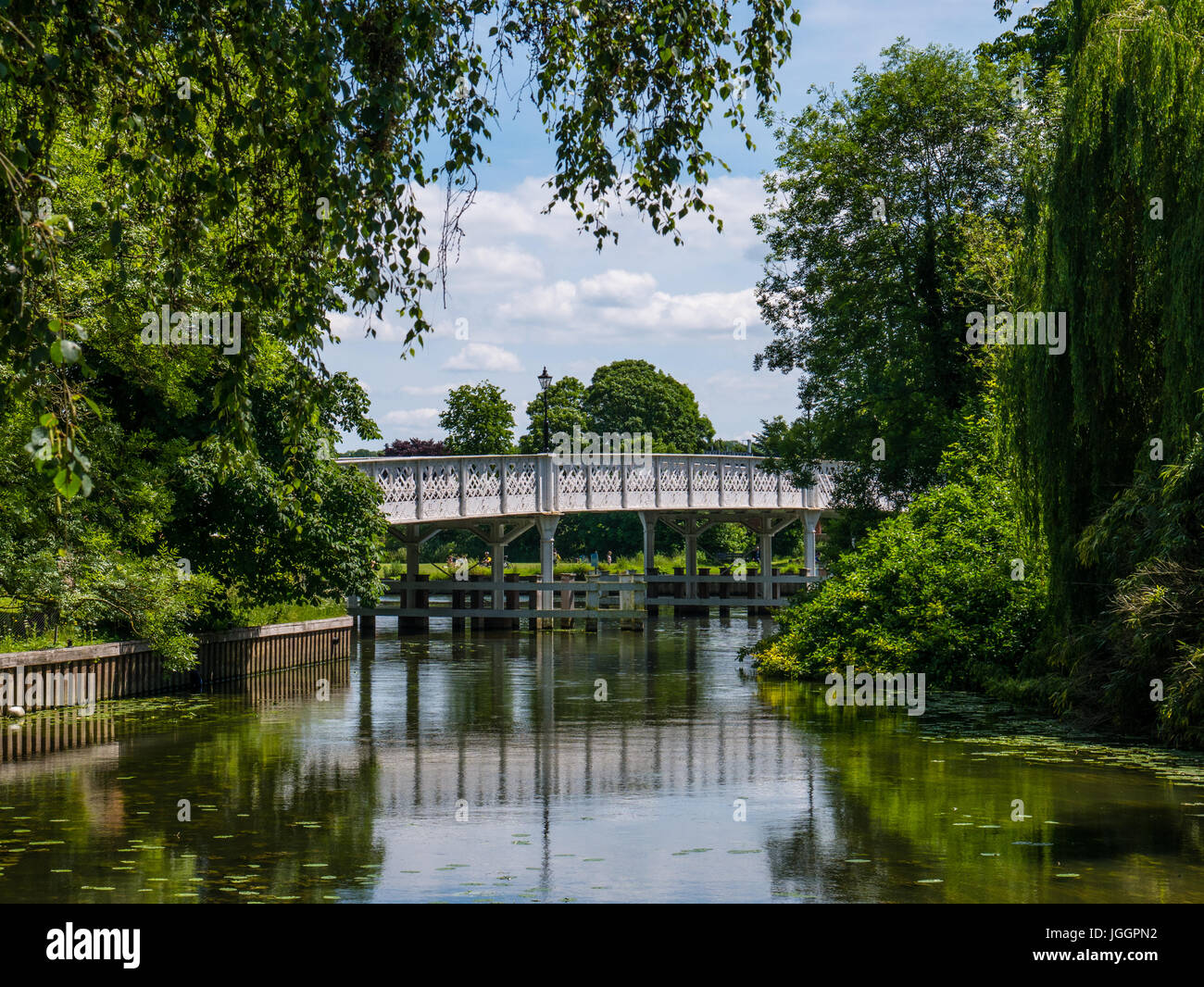 Whitchurch Bridge, Whitchurch-on-Thames, Oxfordshire/Berkshire, Inghilterra Foto Stock