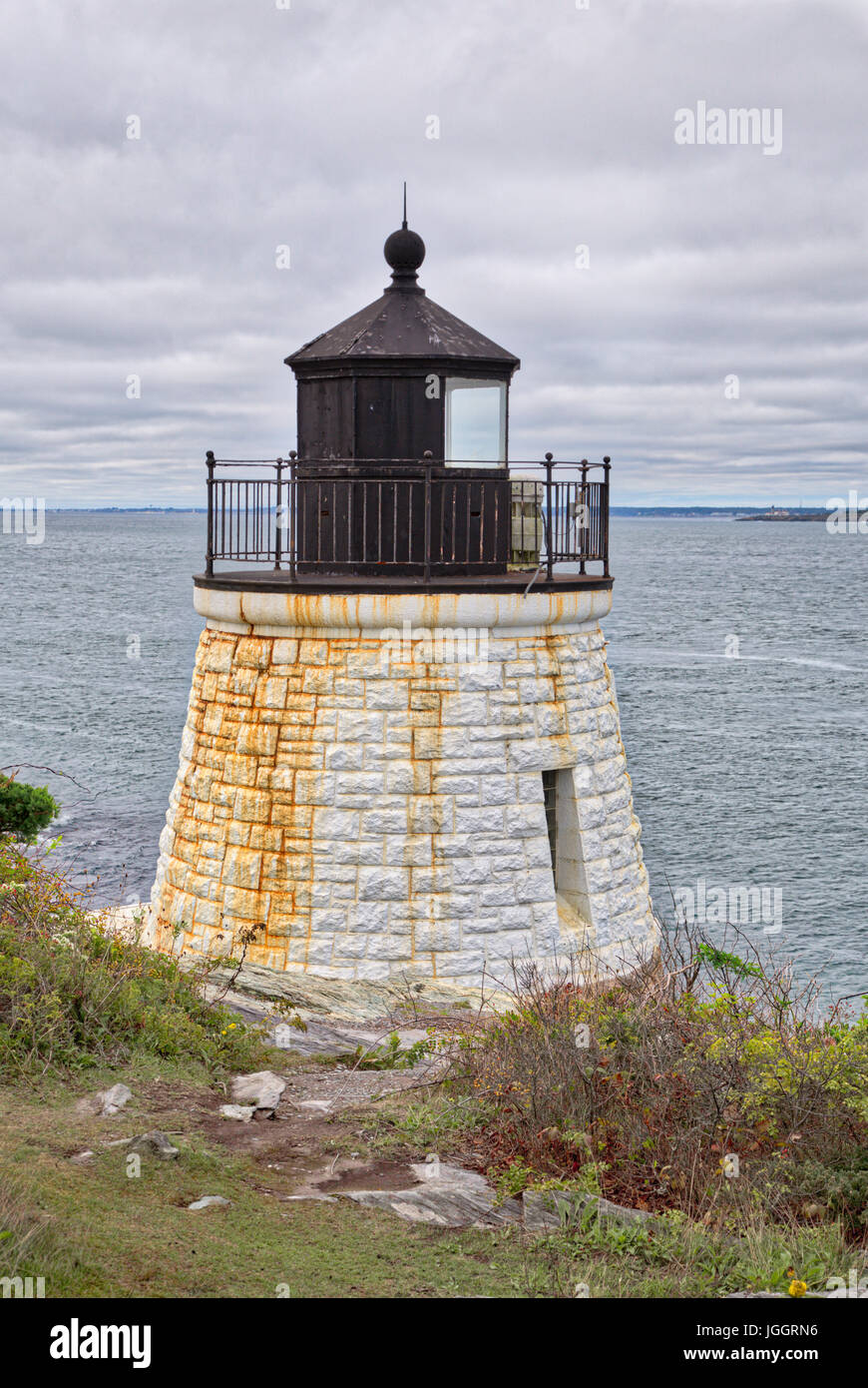 South County RI - Castle Hill luce Foto Stock