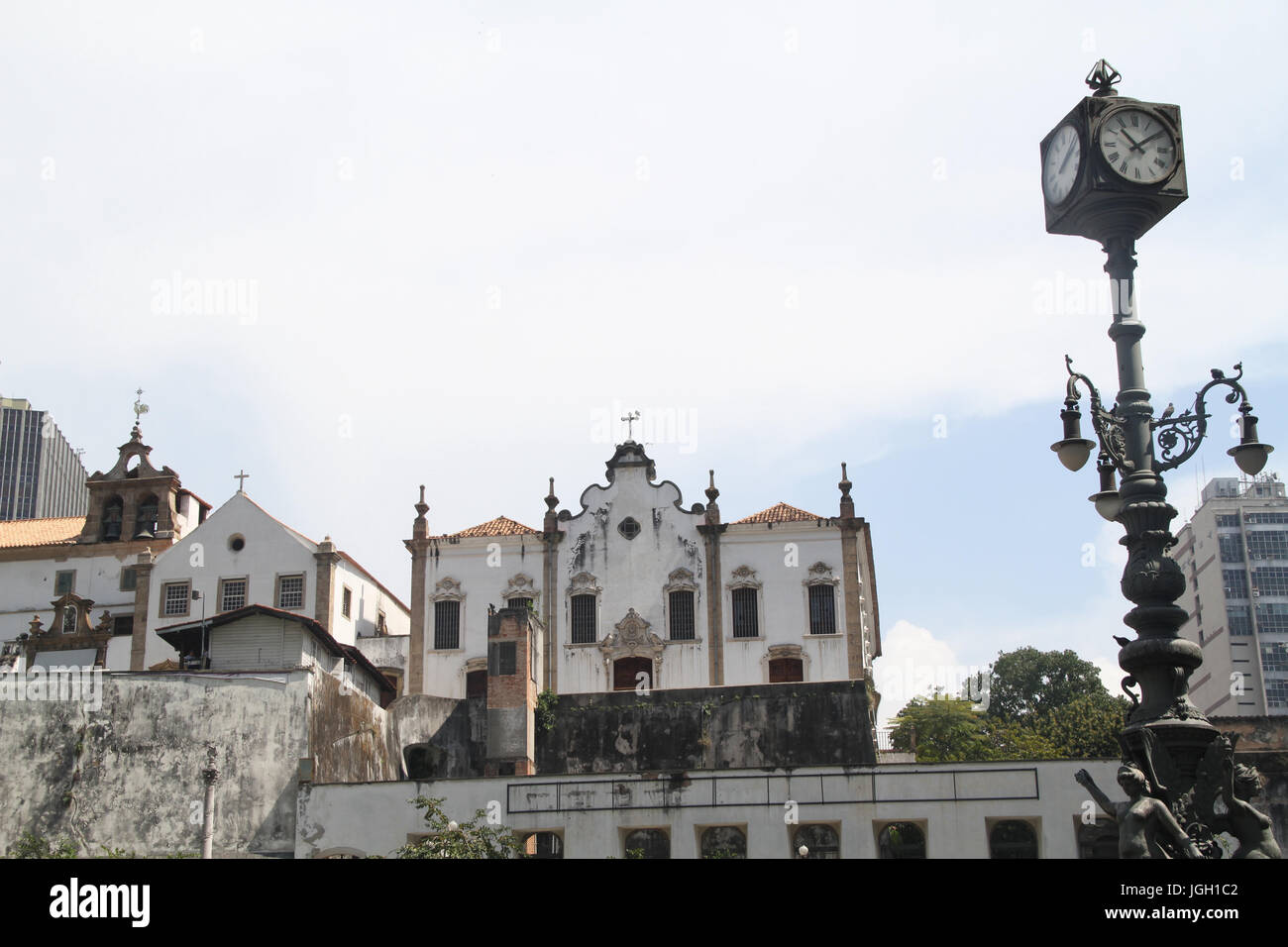 Convento di Santo Antônio, 2016 Largo da Carioca, centro città, Rio de Janeiro, Brasile. Foto Stock