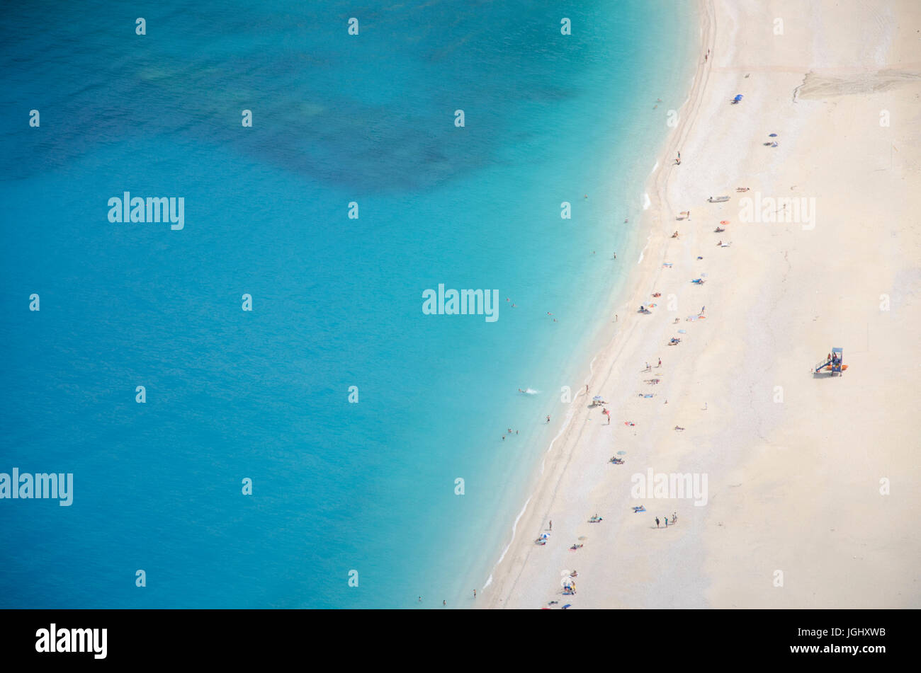 Myrtos Beach, Cefalonia Foto Stock