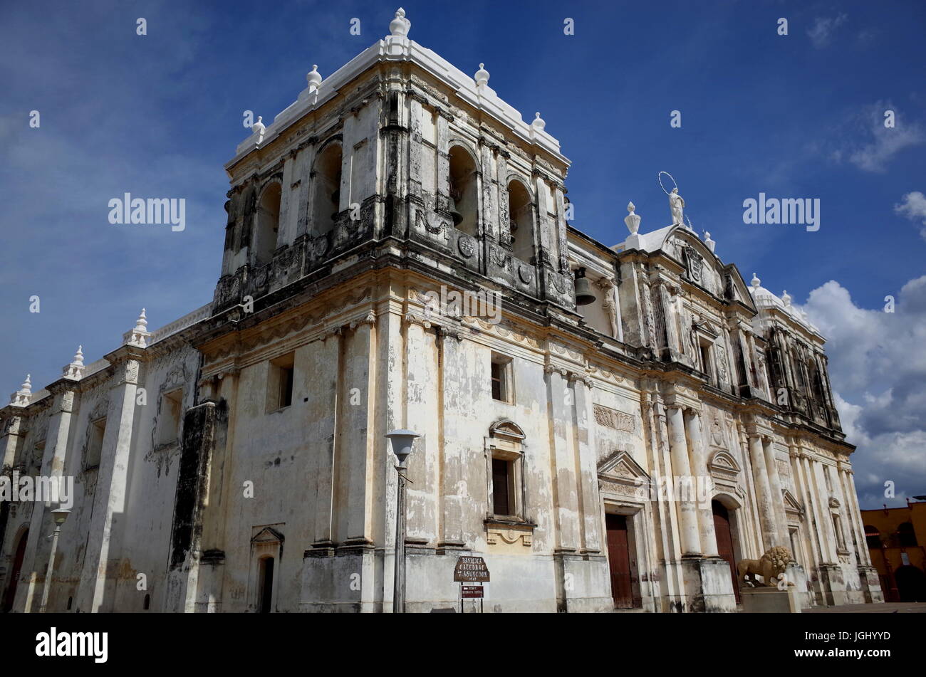 Cattedrale di León in Nicaragua, la più grande cattedrale in America centrale Foto Stock