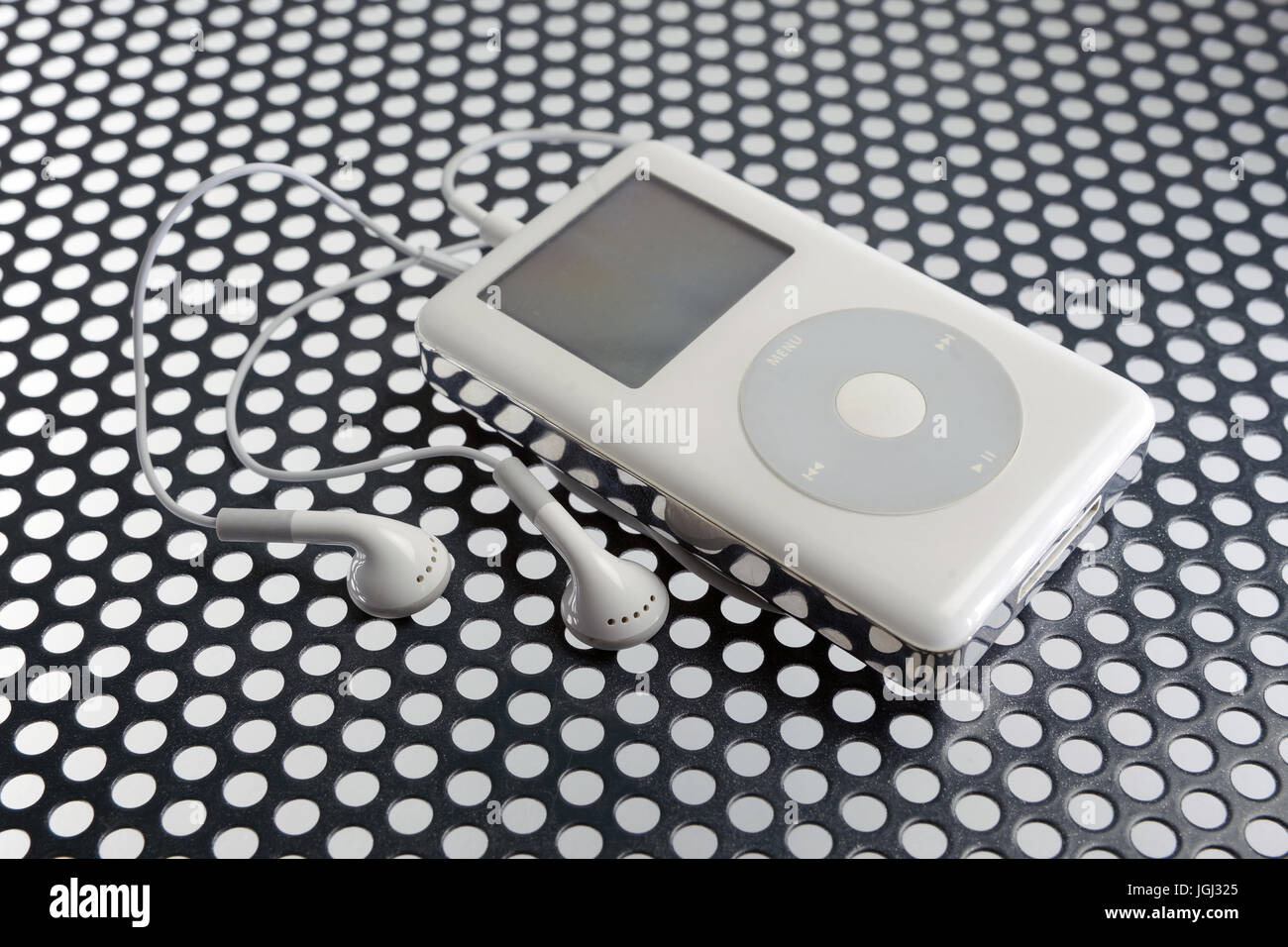 Montreal, Canada, 7 luglio, 2017. Immagine di un Apple di prima generazione ipod.Credit:Mario Beauregard/Alamy Live News Foto Stock