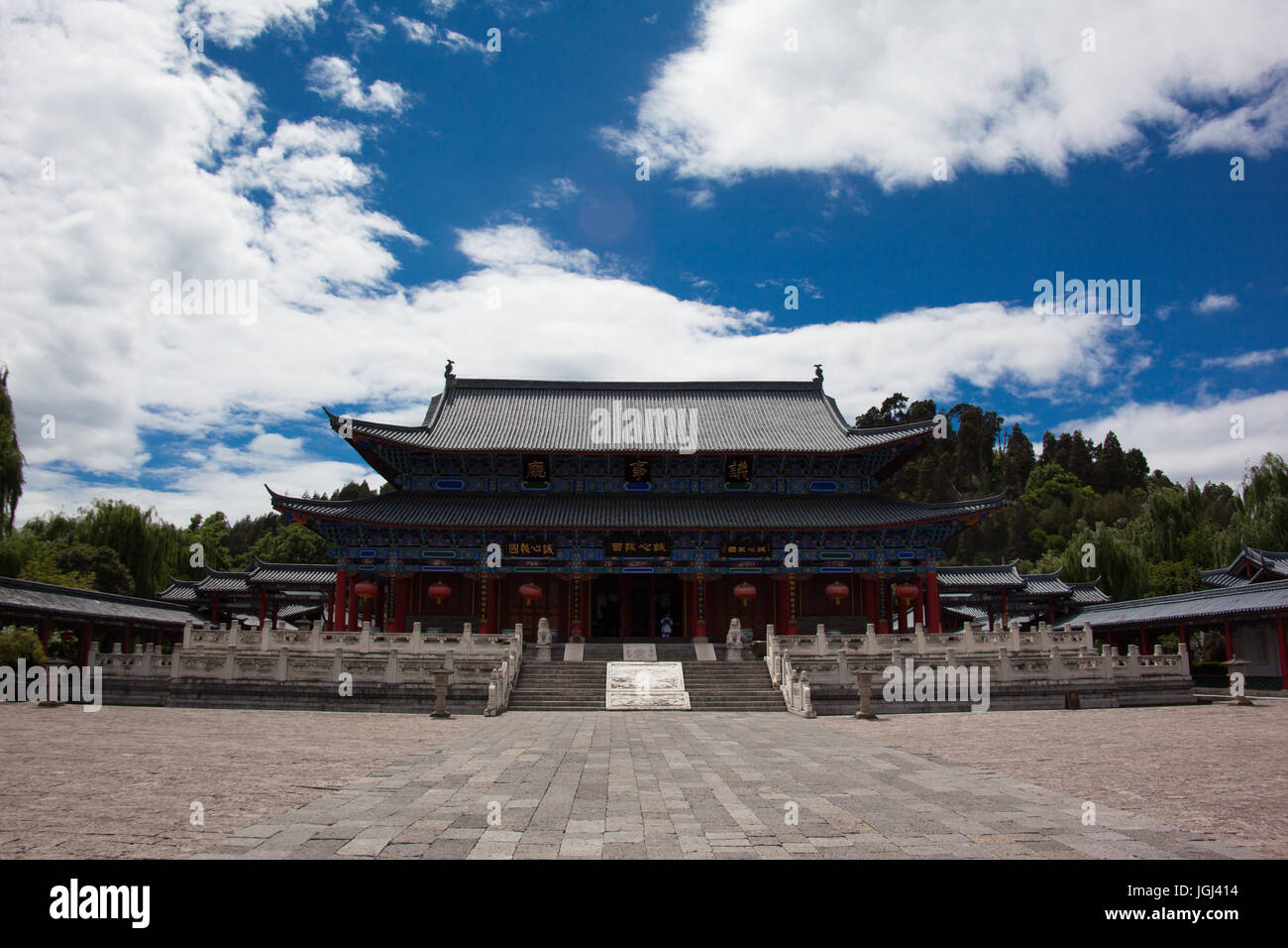 Lijiang, Yunnan, Kunming, in Cina. Heritage Village, vivendo e paesaggi Foto Stock