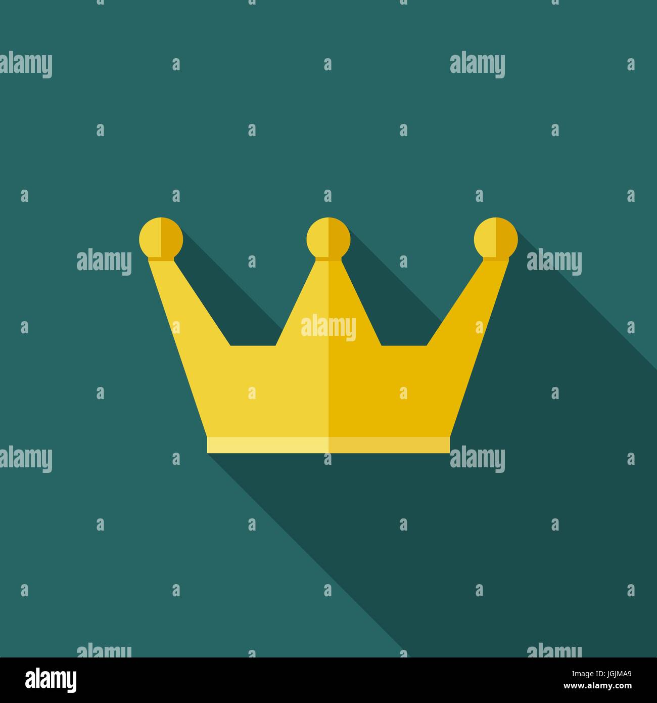 Icona della tazza di corona Illustrazione Vettoriale