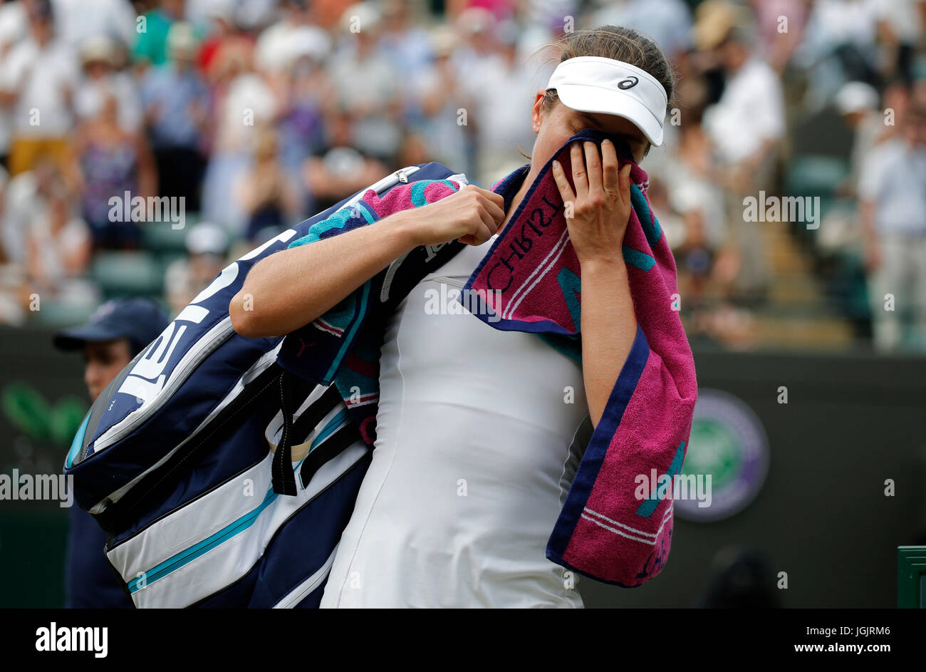 JOHANNA KONTA, GRAN BRETAGNA, i campionati di Wimbledon 2017, 2017 Foto Stock