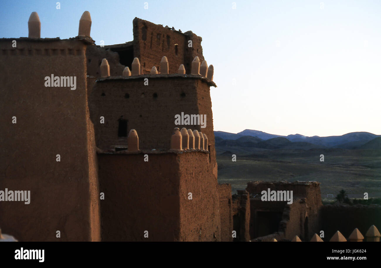 Fortezza kasbah Marocco Foto Stock
