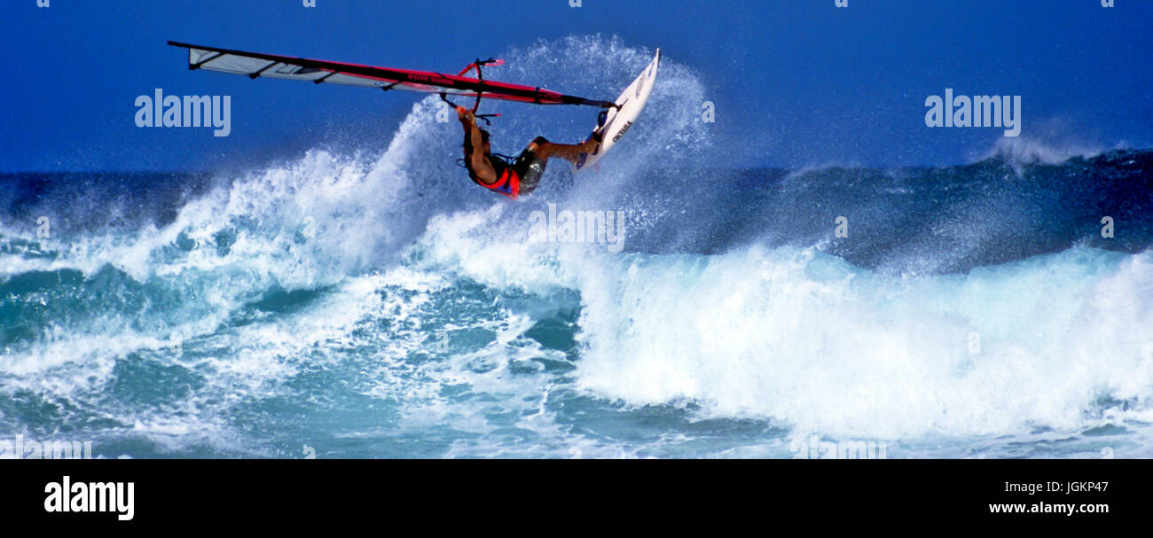 RS 1984.sfondi; colori; colori; visualizzazione; Windsurf, Europa Foto Stock