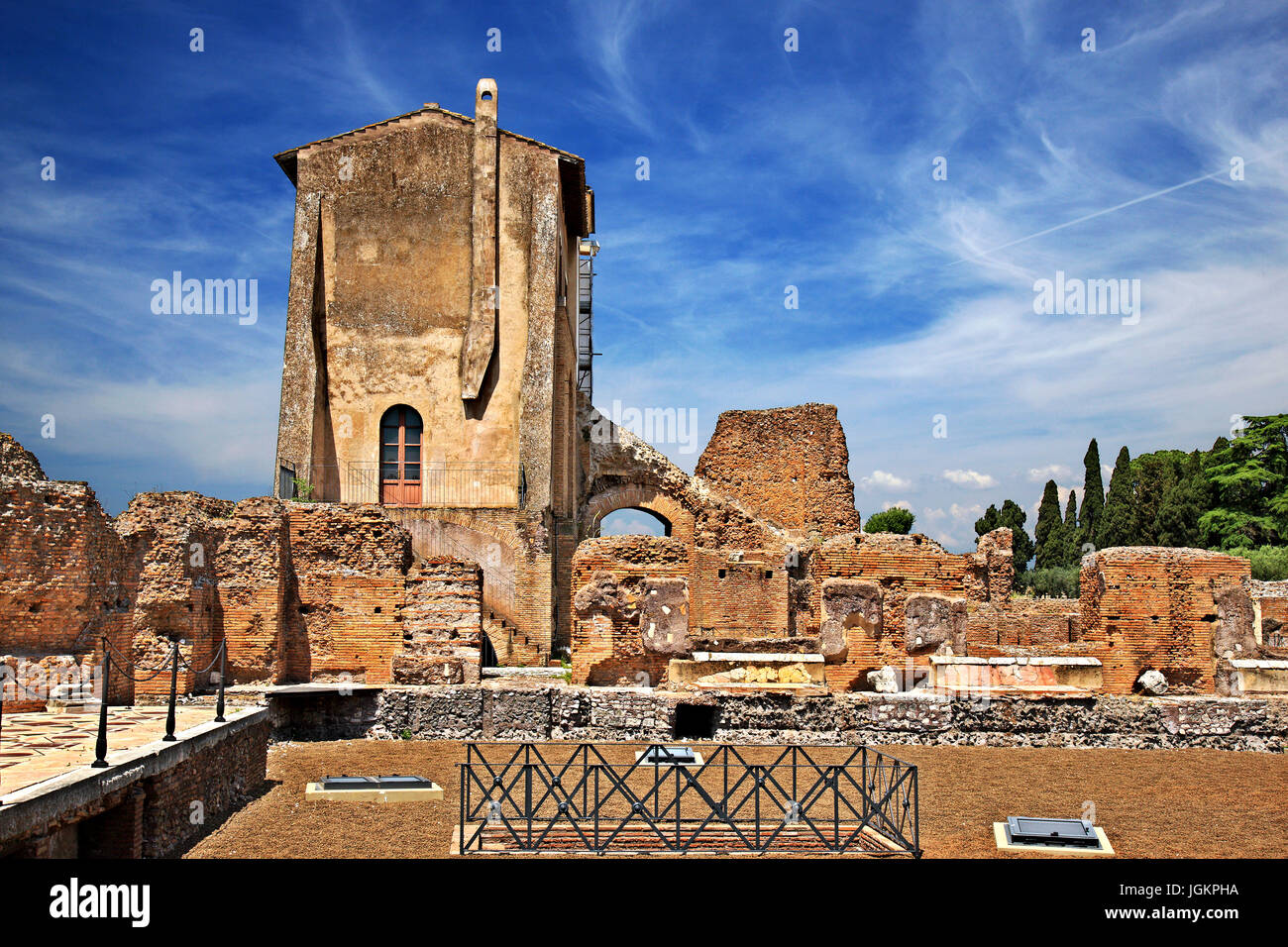 Casina Farnese, Palatine (Palatino) hill, Roma. Foto Stock