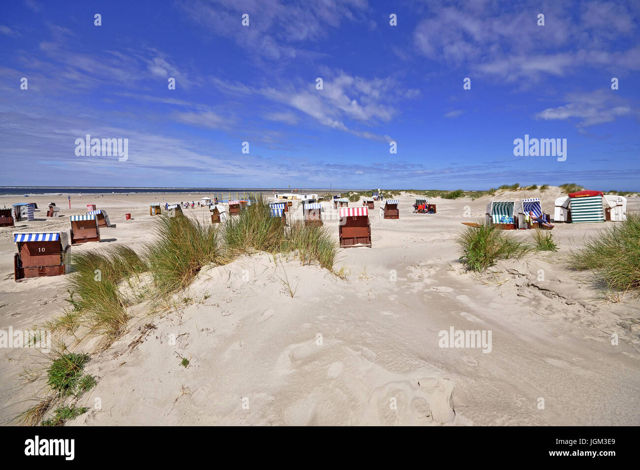 L'Europa, Germania, Bassa Sassonia, East Friesland, Friesland, scenario, cielo blu, il giorno, la luce diurna, fuori campo di registrazione, fotografia, viaggio, turismo, cloud Foto Stock