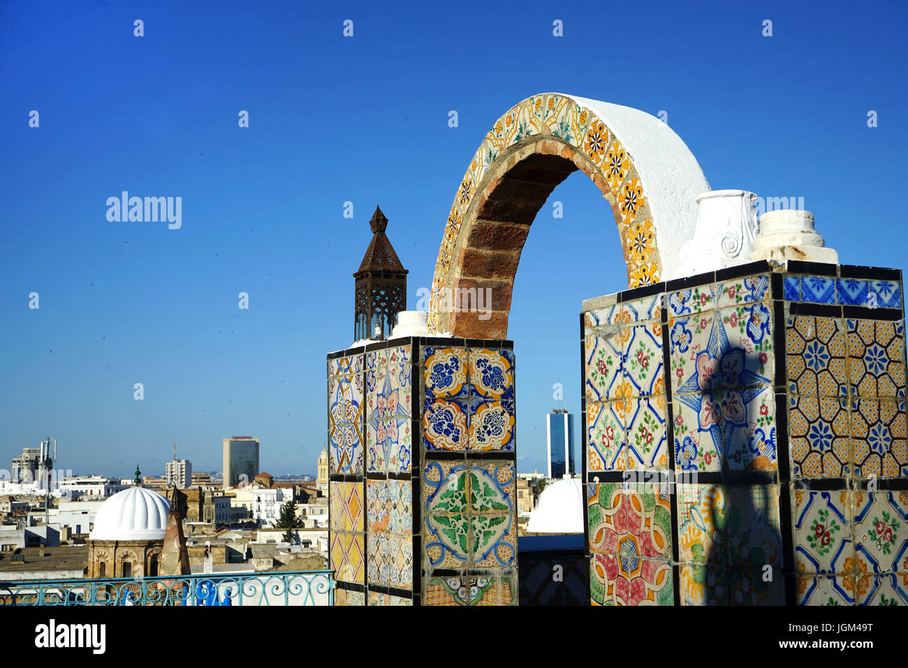 La Medina di Tunisi, Tunisia Foto Stock