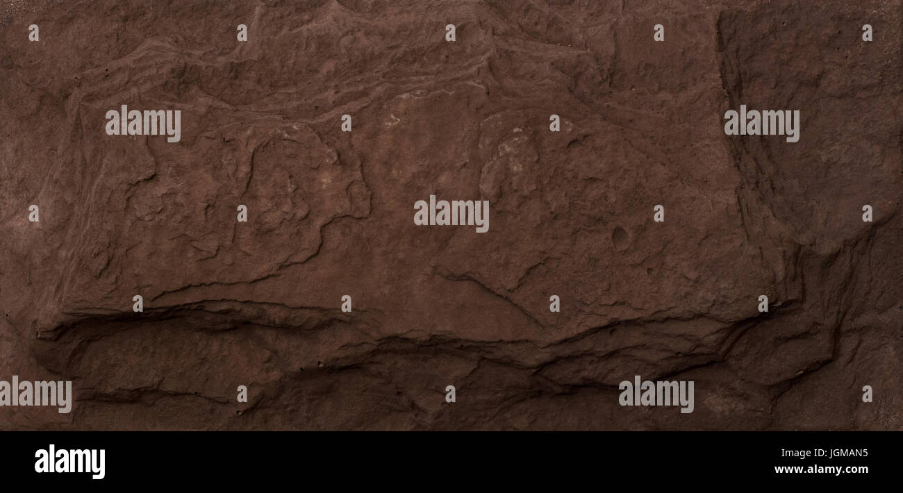 Pietra artificiale piastrella ruvida. Texture e background. Foto Stock