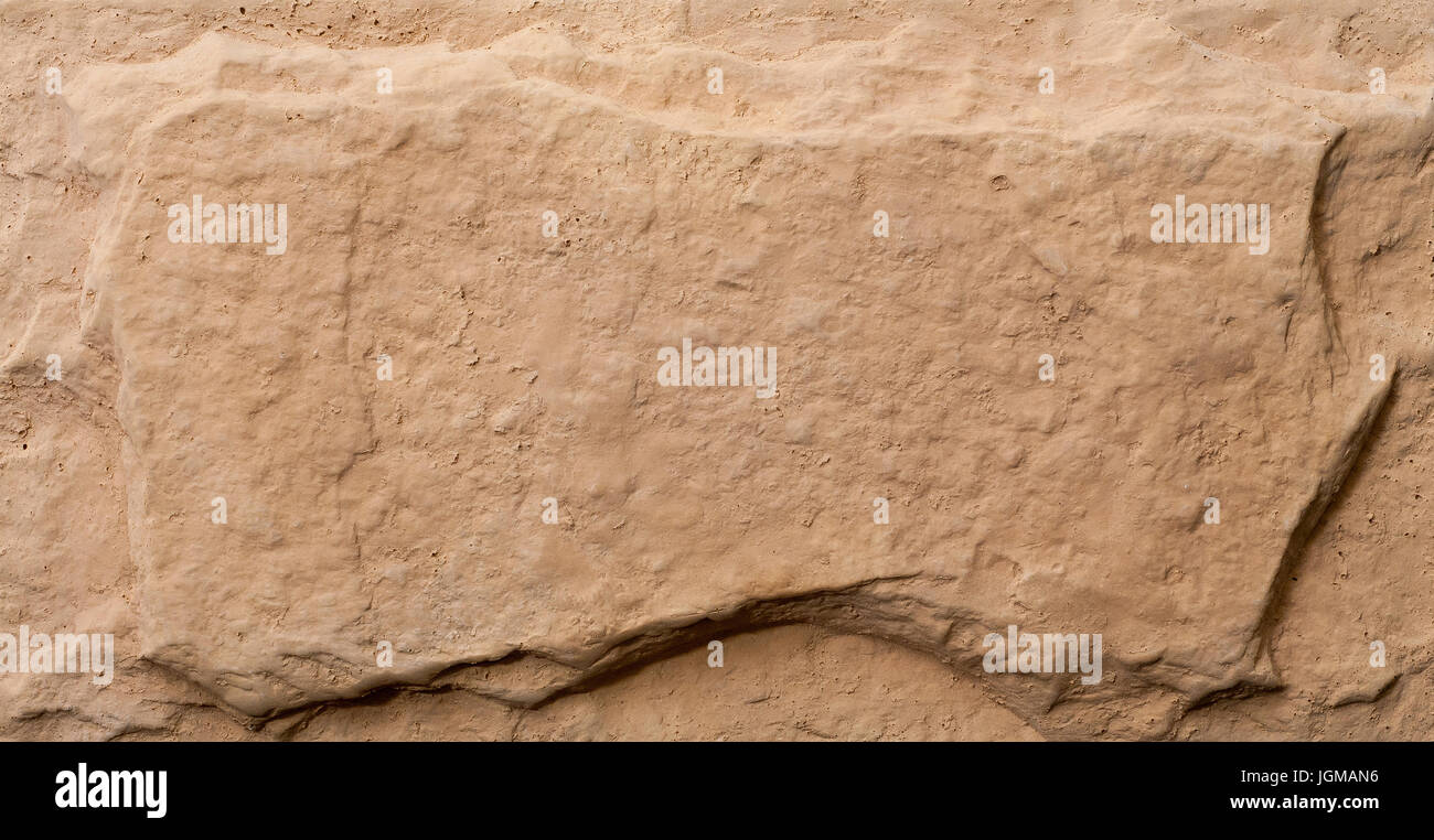 Pietra artificiale piastrella ruvida. Texture e background. Foto Stock