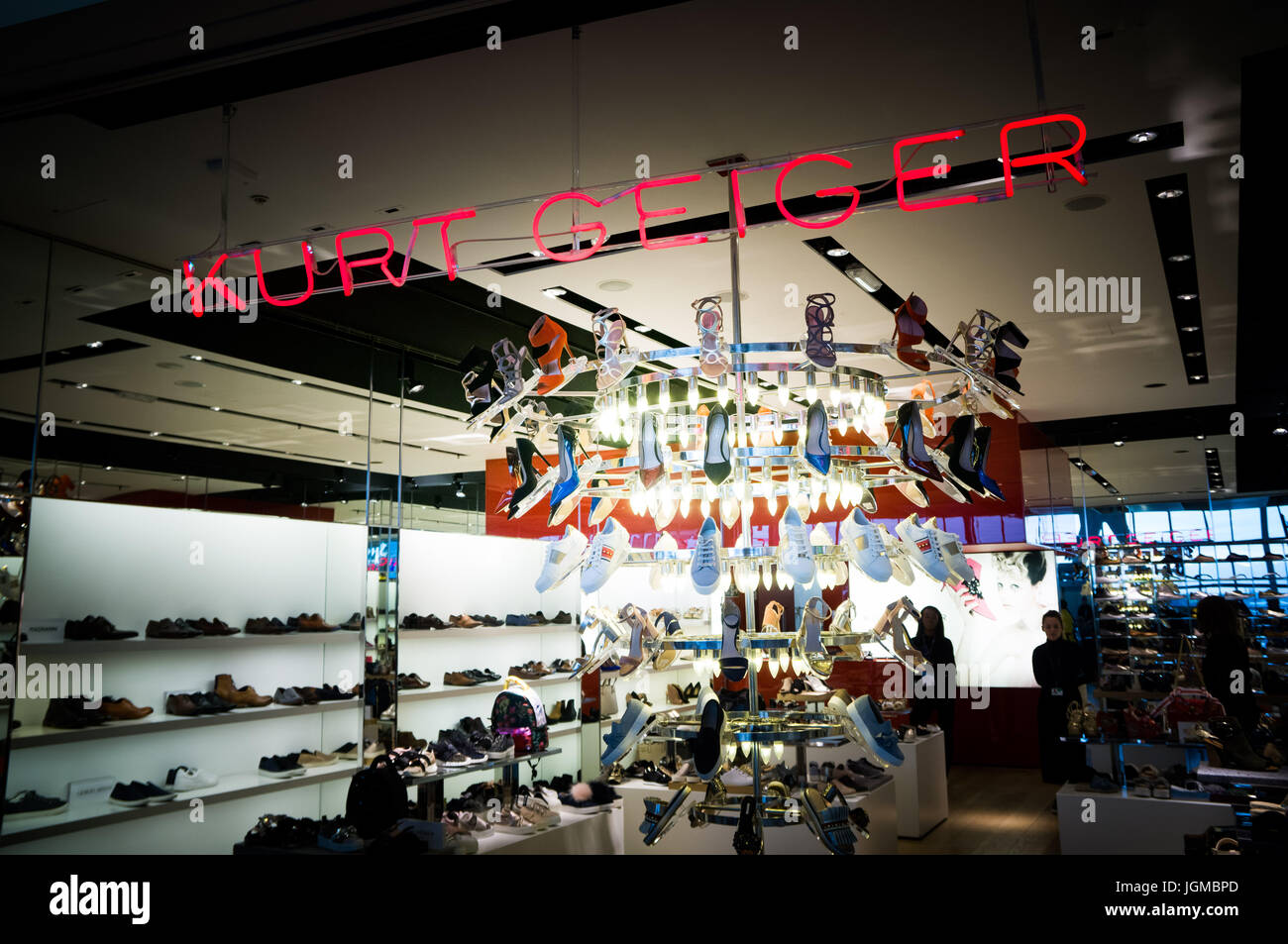 Aeroporto di Heathrow Terminal 5 Retail Foto Stock