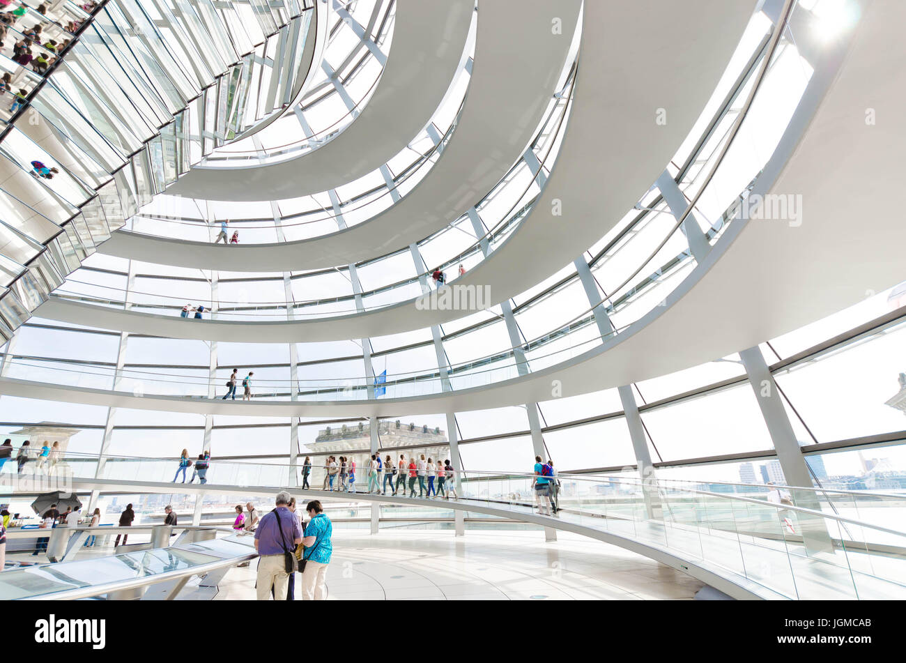 Interno della parte turistica del municipio di Berlino Foto Stock