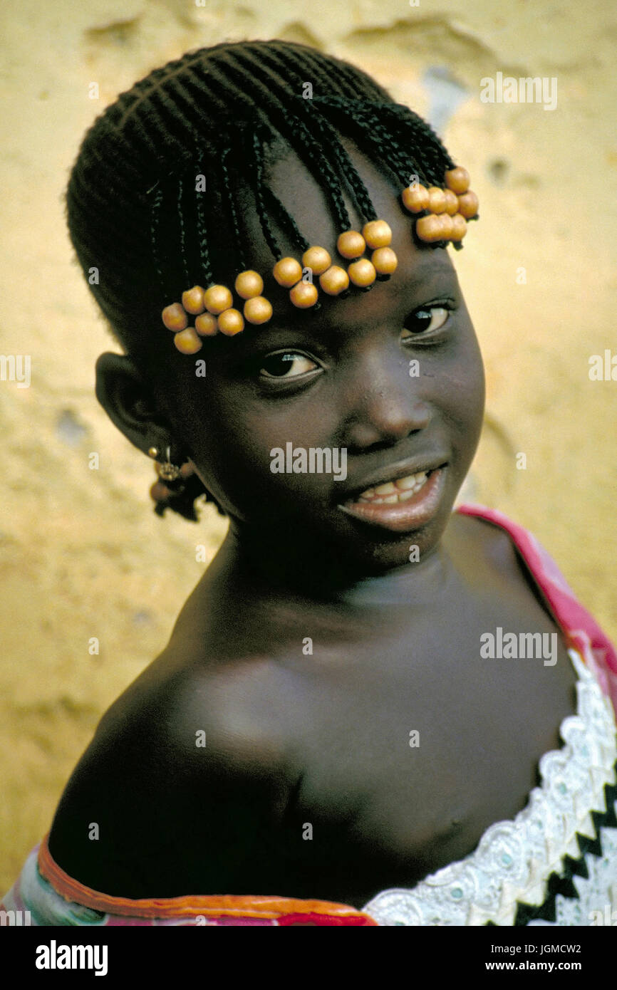 'African; Costa d'Avorio, West Africa', Afrikaner; Elfenbeinkueste, Westafrika Foto Stock