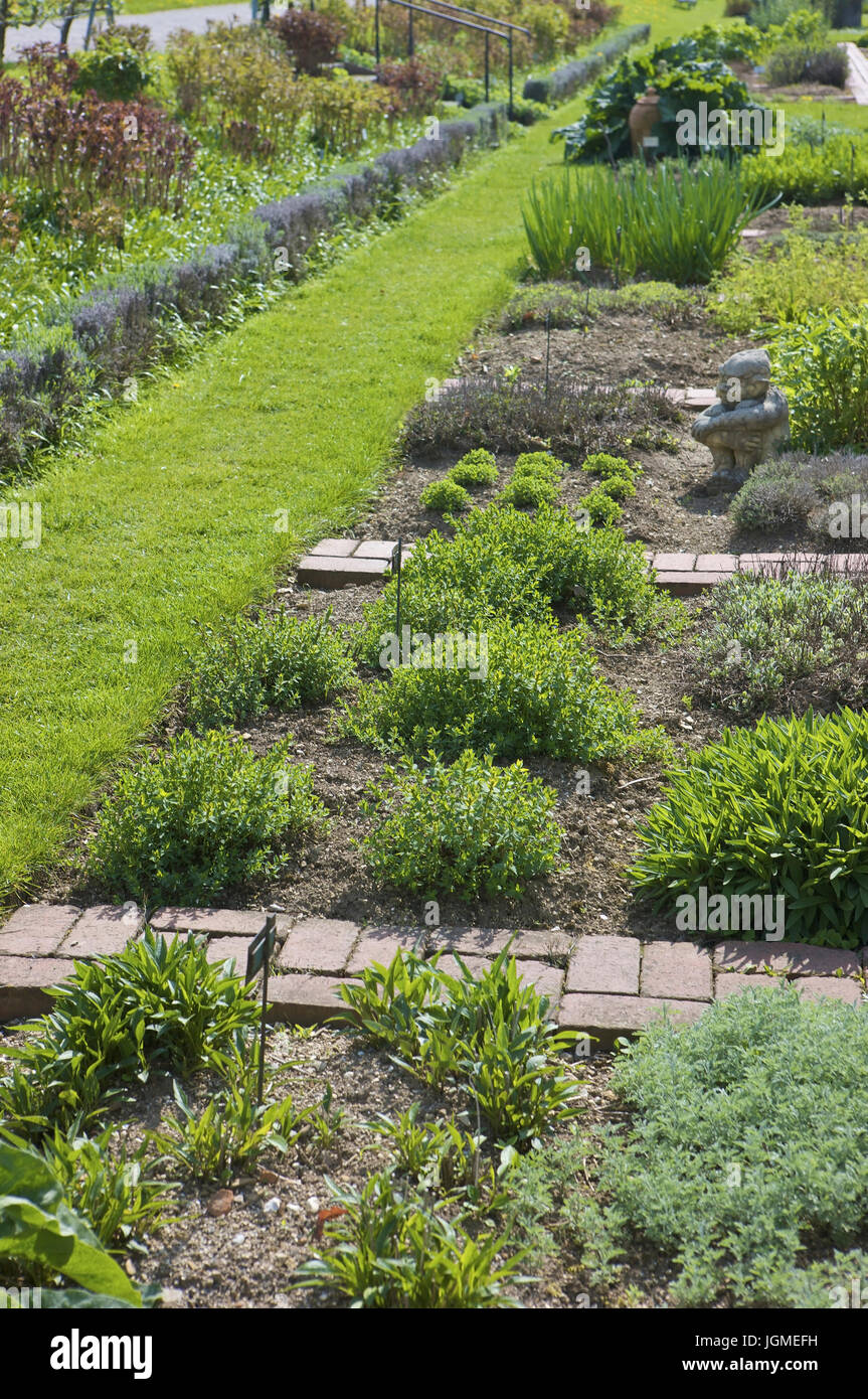 Giardino della matita Seitenstetten, Bassa Austria, succo di frutta trimestre, Seitenstetten - protezioni in convento Seitenstetten, Austria, Austr inferiore Foto Stock
