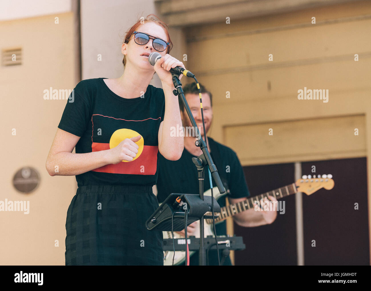 Celebrando l'australia day di Sydney 2016 Foto Stock