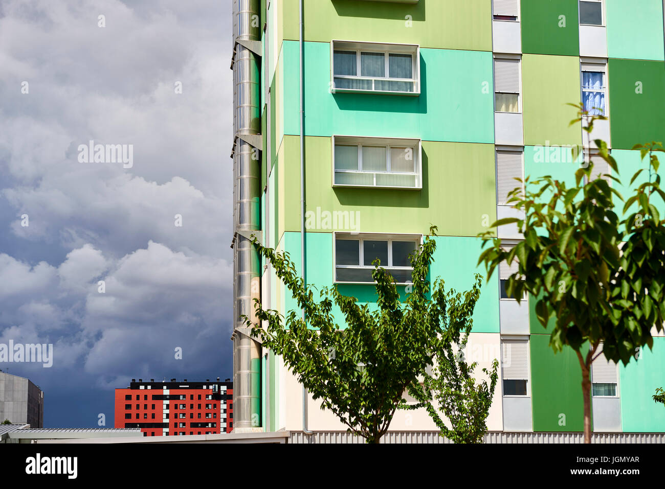 Vitoria-Gasteiz, Araba, Paesi Baschi, Spagna, Europa- Foto Stock