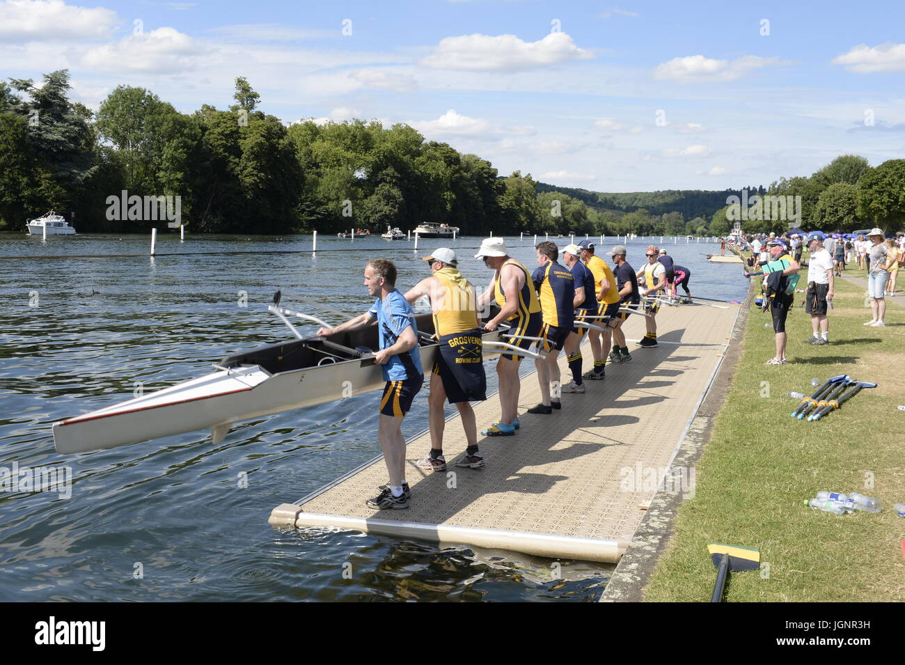 Henley on Thames, Regno Unito. 8 lug 2017. Henley on Thames 2017 Regata Credito: David Hammant/Alamy Live News Foto Stock
