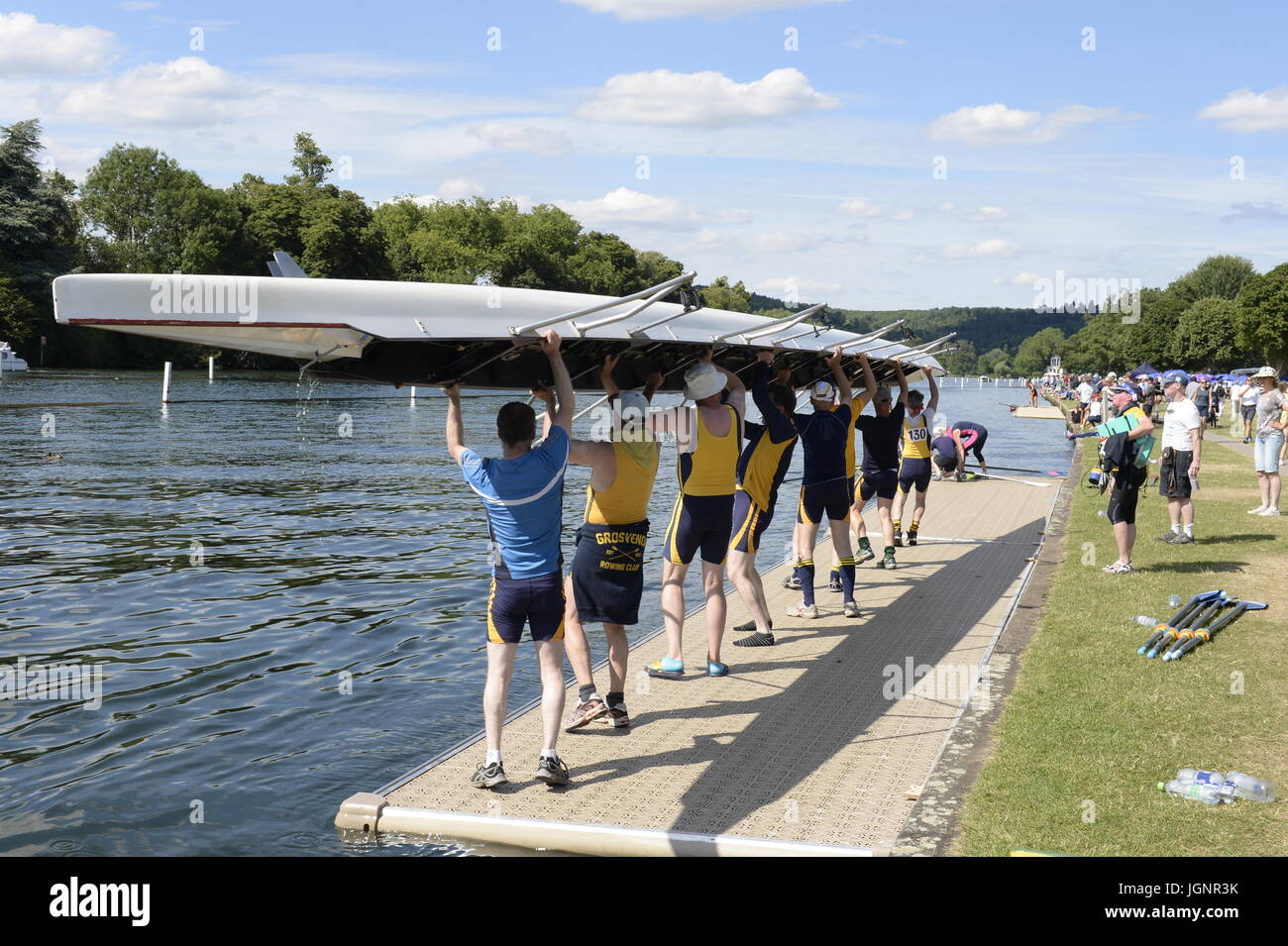 Henley on Thames, Regno Unito. 8 lug 2017. Henley on Thames 2017 Regata Credito: David Hammant/Alamy Live News Foto Stock