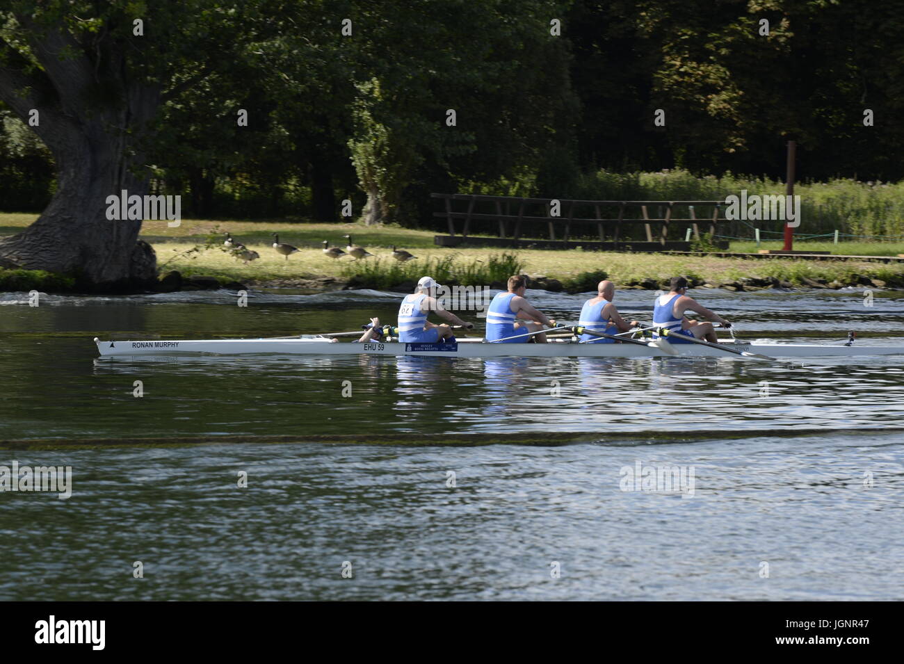 Henley on Thames, Regno Unito. 8 lug 2017. Henley on Thames 2017 Regata Credito: David Hammant/Alamy Live News Foto Stock