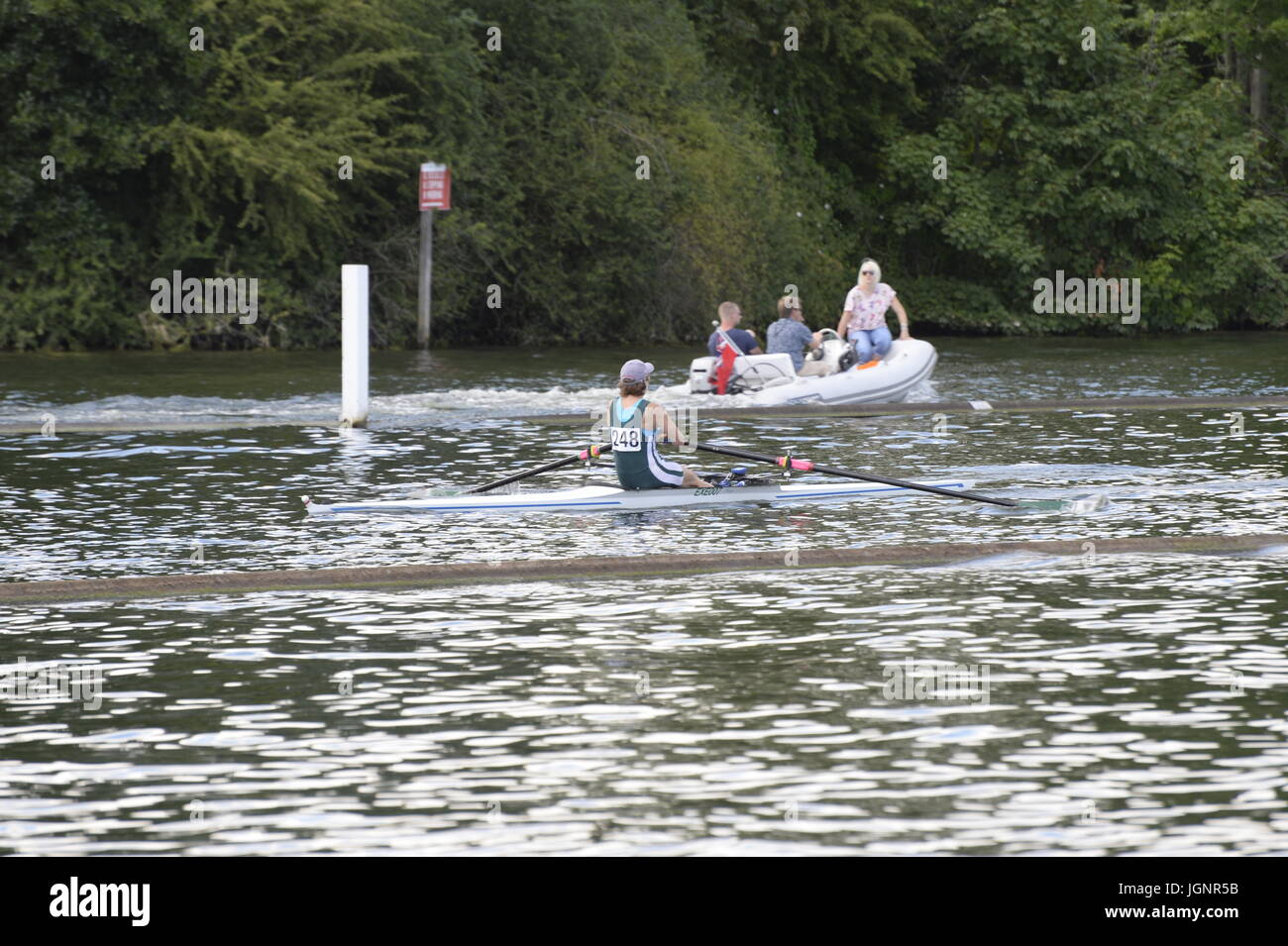 Henley on Thames, Regno Unito. 8 lug 2017. Henley on Thames 2017 Regata Credito: David Hammant/Alamy Live News Foto Stock
