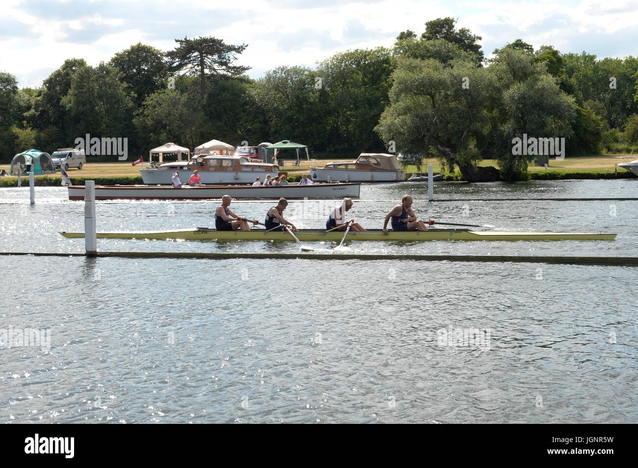 Henley on Thames, Regno Unito. 8 lug 2017. Henley on Thames 2017 Regata Credito: David Hammant/Alamy Live News Foto Stock