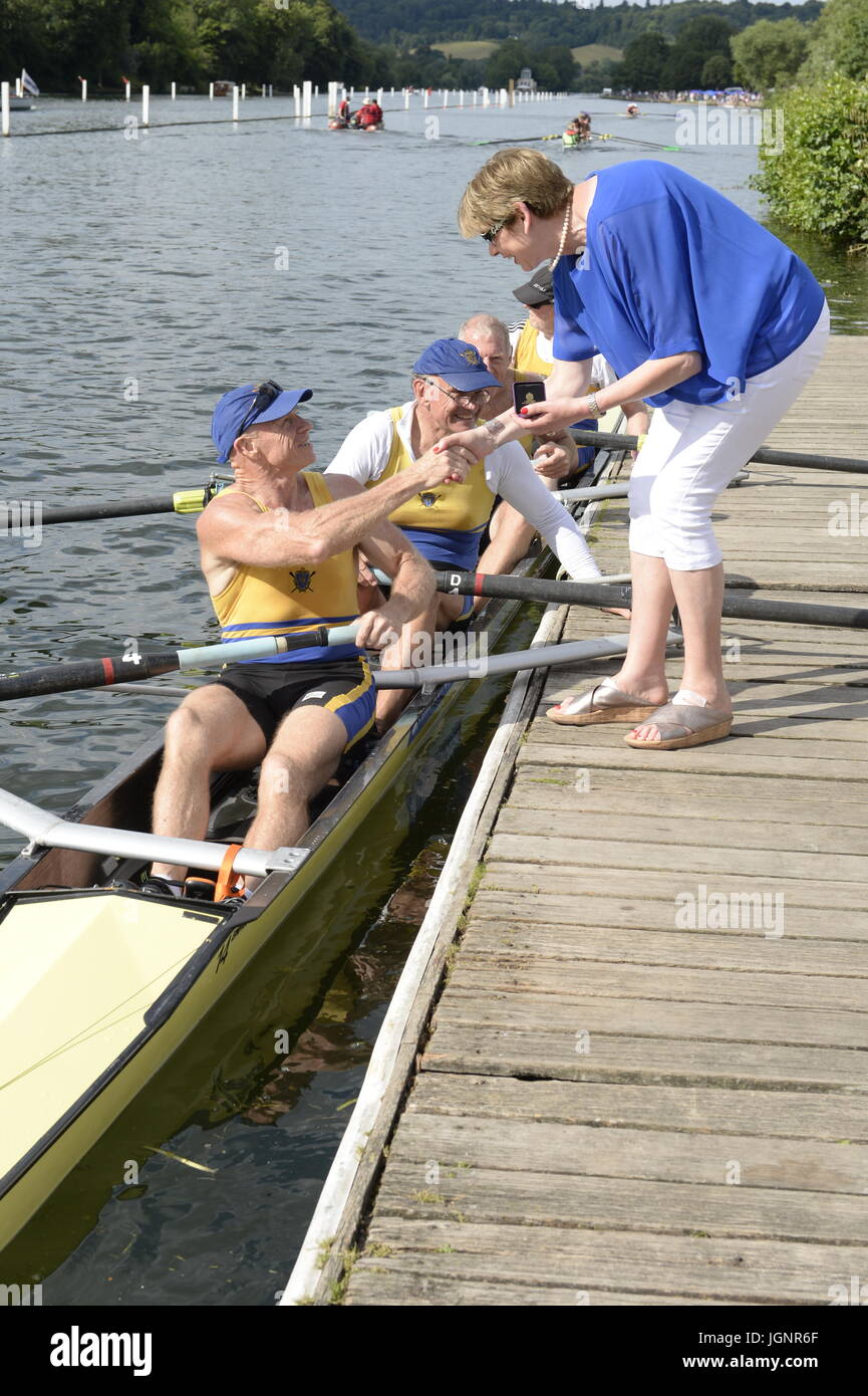 Henley on Thames, Regno Unito. 8 lug 2017. Henley on Thames 2017 Regata Credito: David Hammant/Alamy Live News Foto Stock