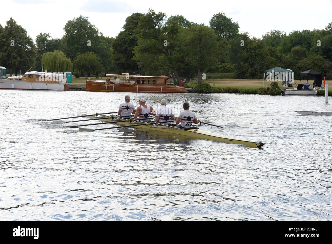 Henley on Thames, Regno Unito. 8 lug 2017. Henley on Thames 2017 Regata Credito: David Hammant/Alamy Live News Foto Stock