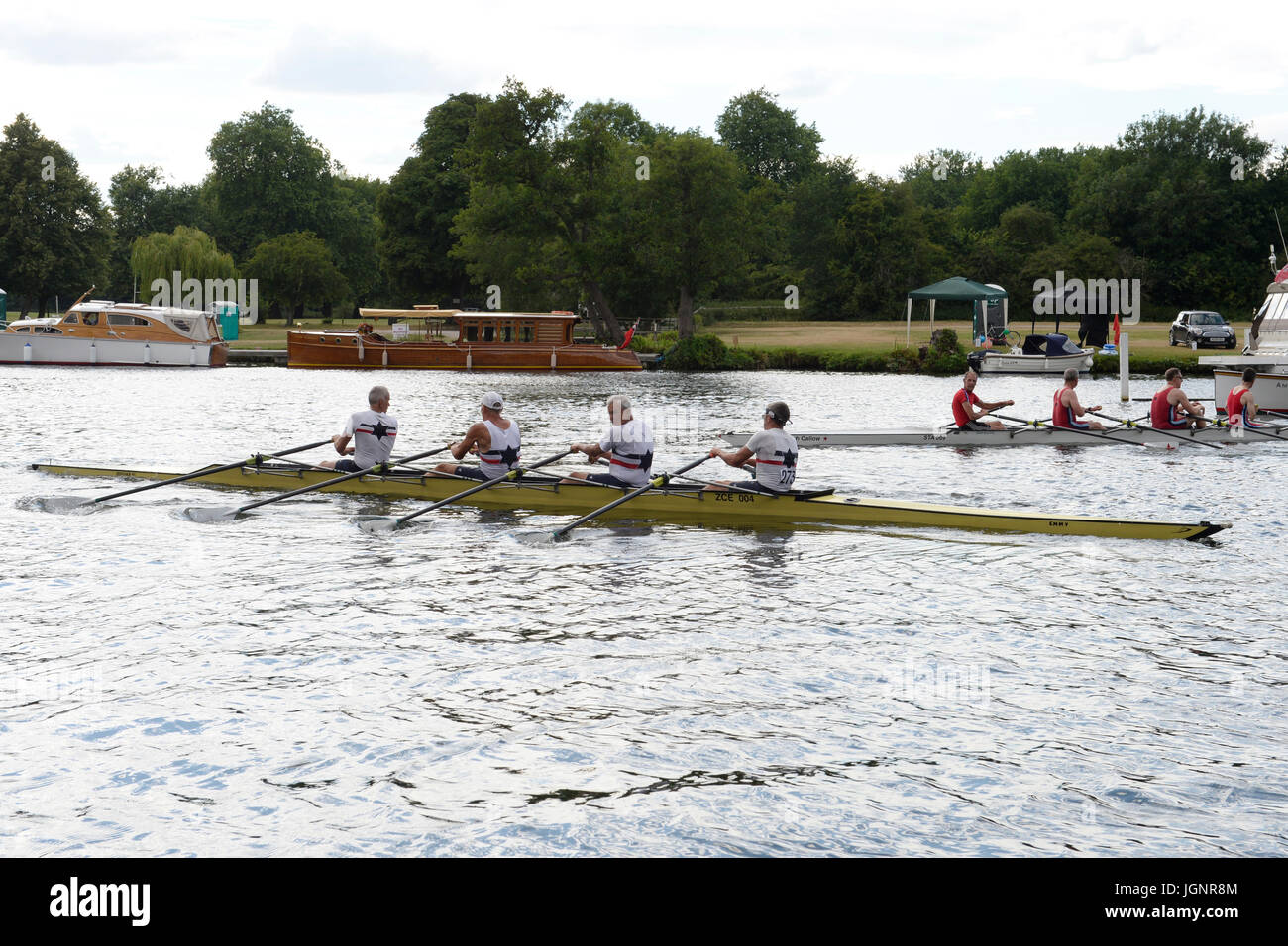 Henley on Thames, Regno Unito. 8 lug 2017. Henley on Thames 2017 Regata Credito: David Hammant/Alamy Live News Foto Stock
