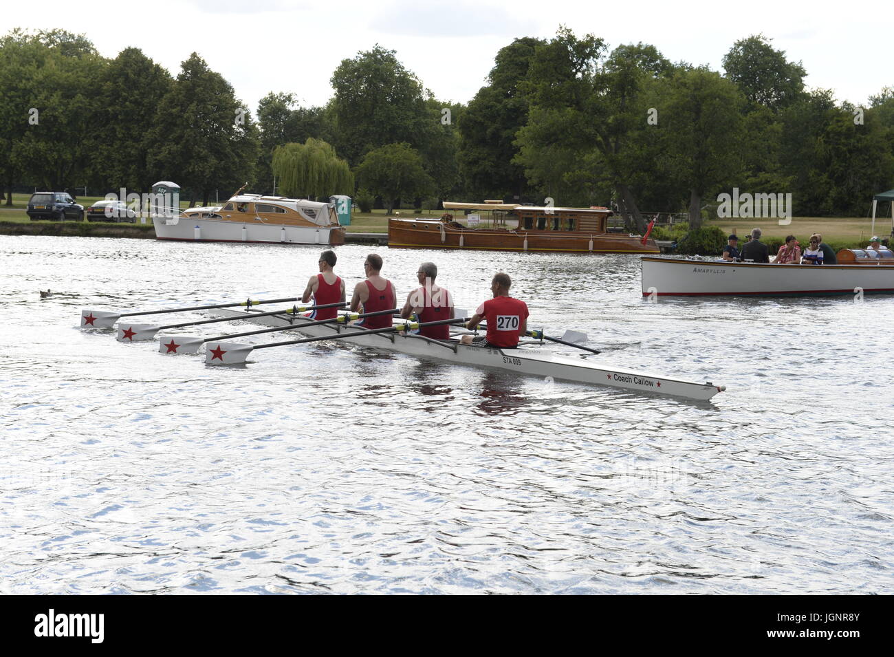 Henley on Thames, Regno Unito. 8 lug 2017. Henley on Thames 2017 Regata Credito: David Hammant/Alamy Live News Foto Stock