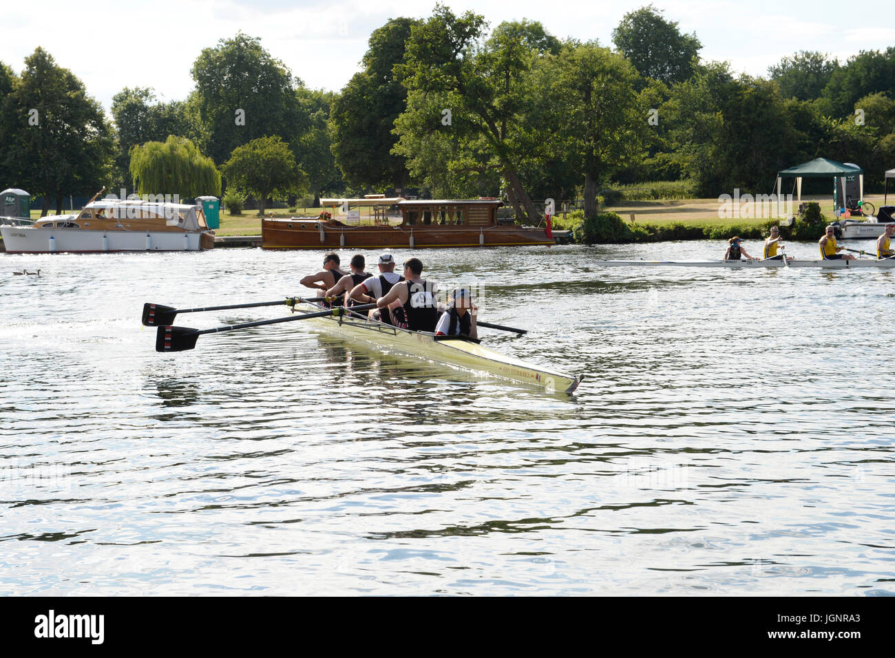 Henley on Thames, Regno Unito. 8 lug 2017. Henley on Thames 2017 Regata Credito: David Hammant/Alamy Live News Foto Stock