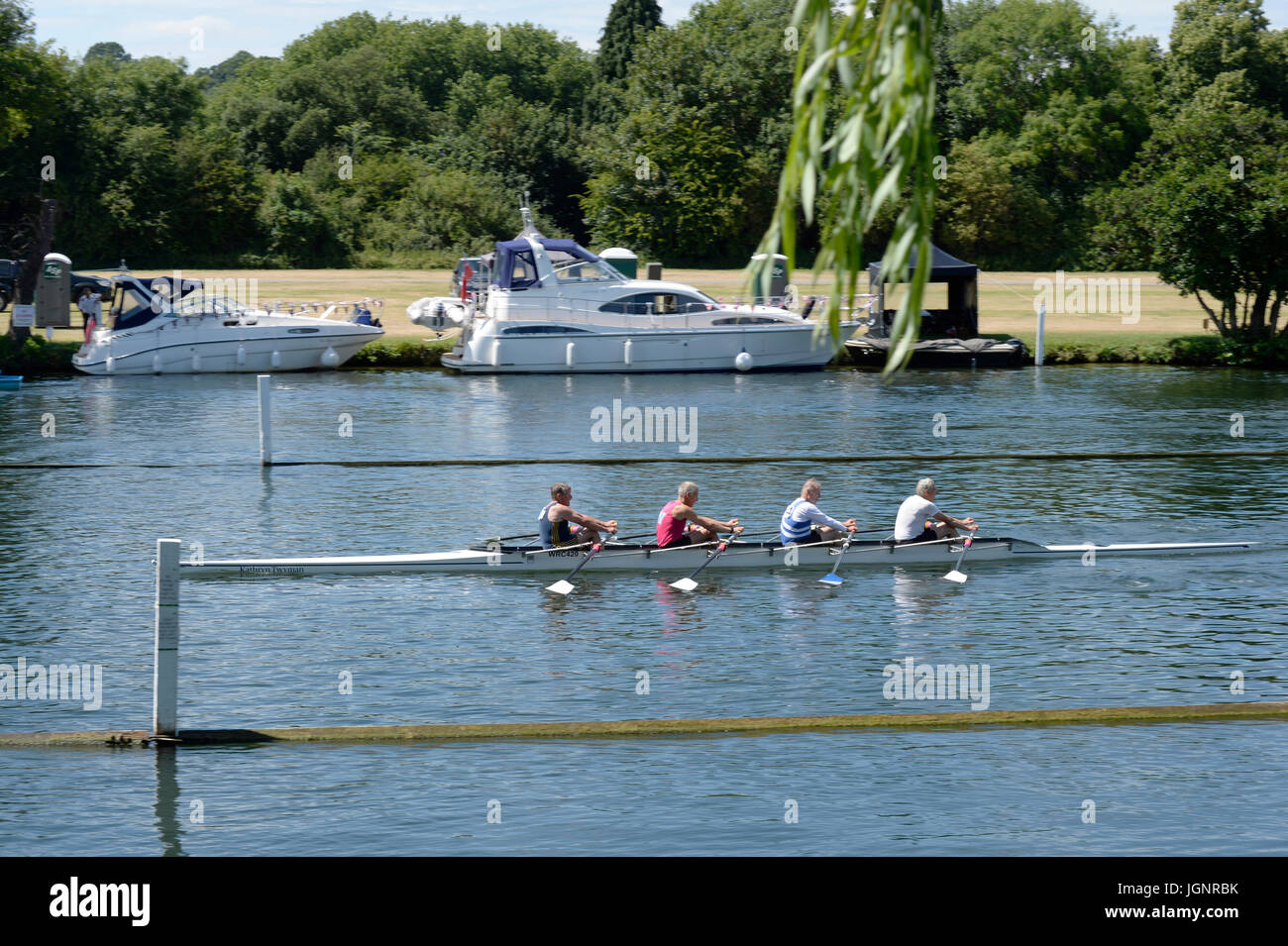 Henley on Thames, Regno Unito. 8 lug 2017. Henley on Thames 2017 Regata Credito: David Hammant/Alamy Live News Foto Stock