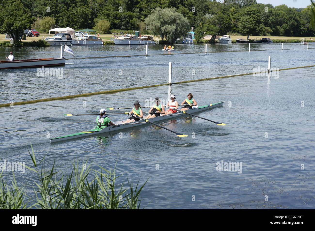 Henley on Thames, Regno Unito. 8 lug 2017. Henley on Thames 2017 Regata Credito: David Hammant/Alamy Live News Foto Stock