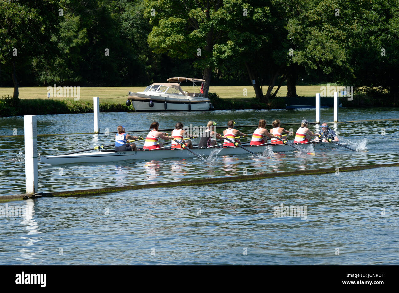 Henley on Thames, Regno Unito. 8 lug 2017. Henley on Thames 2017 Regata Credito: David Hammant/Alamy Live News Foto Stock