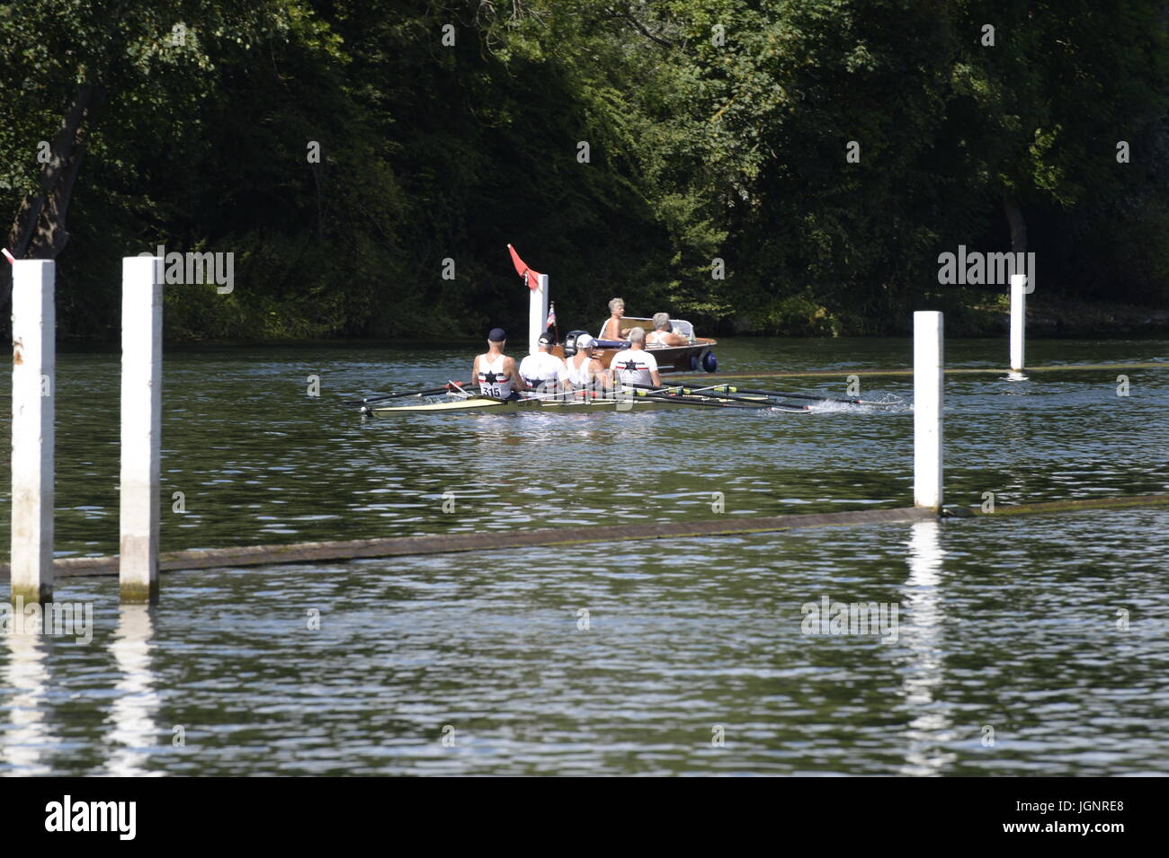 Henley on Thames, Regno Unito. 8 lug 2017. Henley on Thames 2017 Regata Credito: David Hammant/Alamy Live News Foto Stock