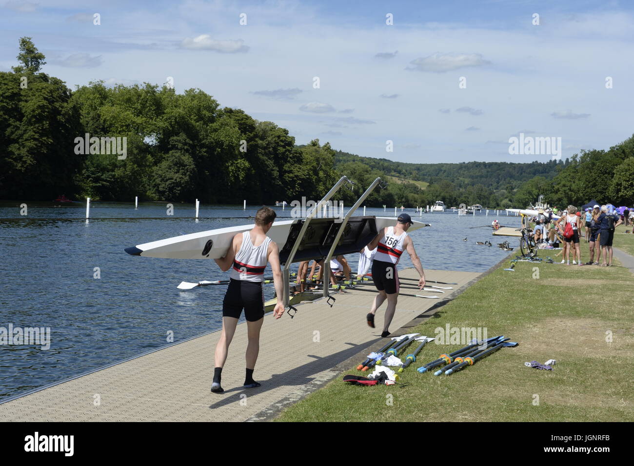 Henley on Thames, Regno Unito. 8 lug 2017. Henley on Thames 2017 Regata Credito: David Hammant/Alamy Live News Foto Stock