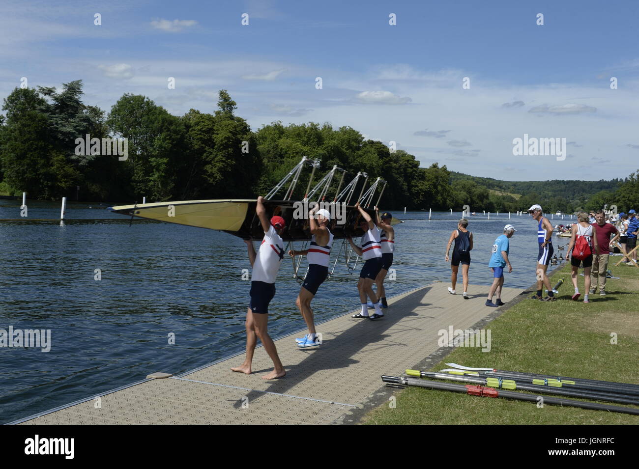 Henley on Thames, Regno Unito. 8 lug 2017. Henley on Thames 2017 Regata Credito: David Hammant/Alamy Live News Foto Stock