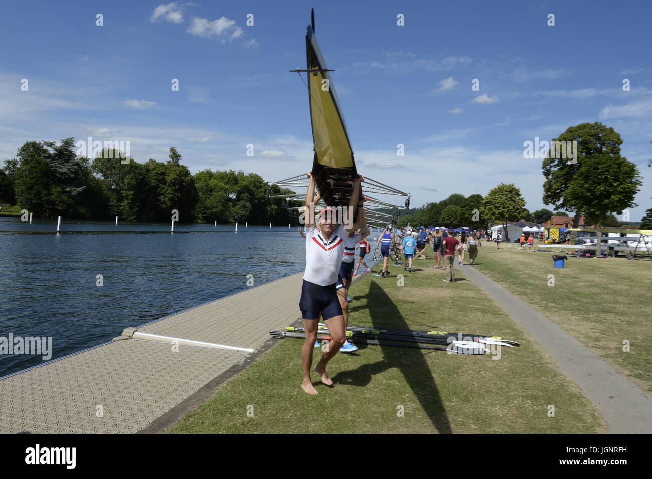 Henley on Thames, Regno Unito. 8 lug 2017. Henley on Thames 2017 Regata Credito: David Hammant/Alamy Live News Foto Stock