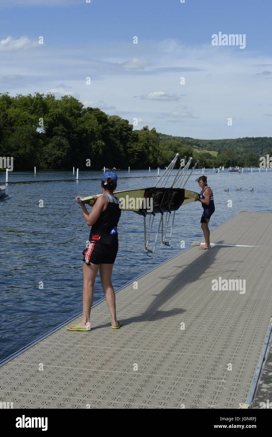 Henley on Thames, Regno Unito. 8 lug 2017. Henley on Thames 2017 Regata Credito: David Hammant/Alamy Live News Foto Stock