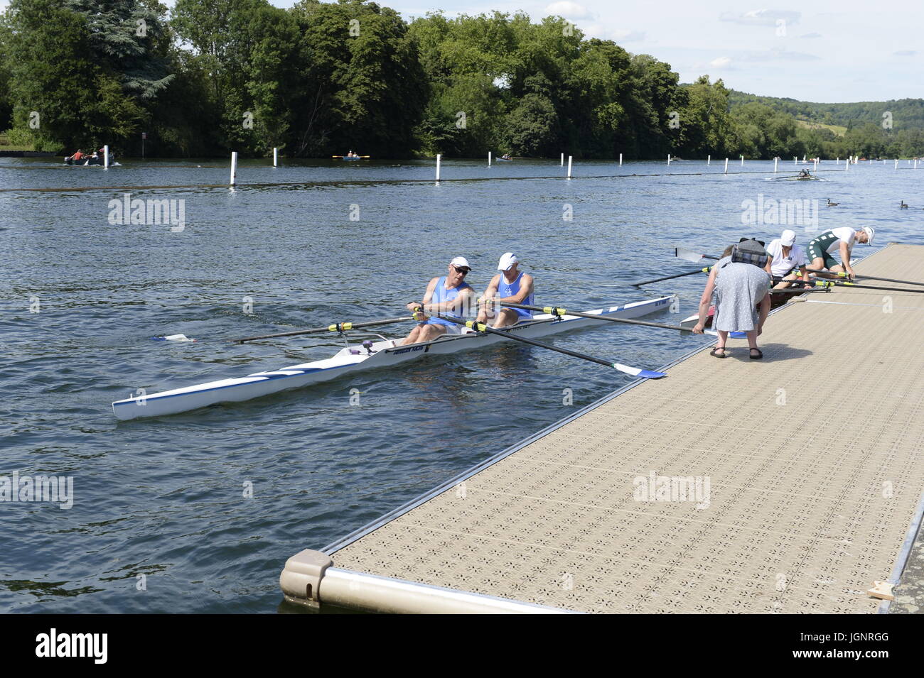 Henley on Thames, Regno Unito. 8 lug 2017. Henley on Thames 2017 Regata Credito: David Hammant/Alamy Live News Foto Stock