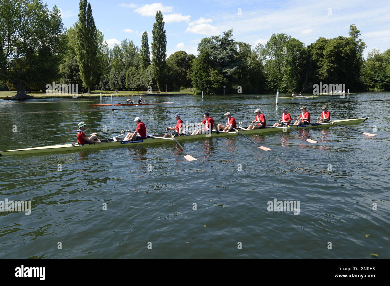 Henley on Thames, Regno Unito. 8 lug 2017. Henley on Thames 2017 Regata Credito: David Hammant/Alamy Live News Foto Stock