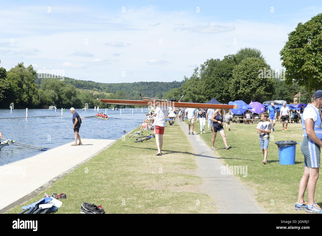 Henley on Thames, Regno Unito. 8 lug 2017. Henley on Thames 2017 Regata Credito: David Hammant/Alamy Live News Foto Stock