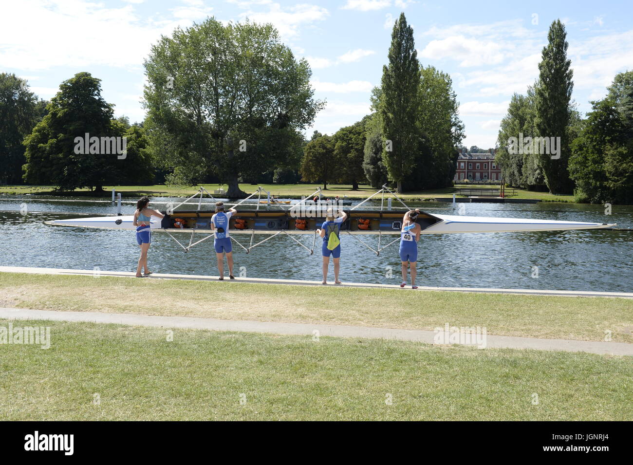 Henley on Thames, Regno Unito. 8 lug 2017. Henley on Thames 2017 Regata Credito: David Hammant/Alamy Live News Foto Stock