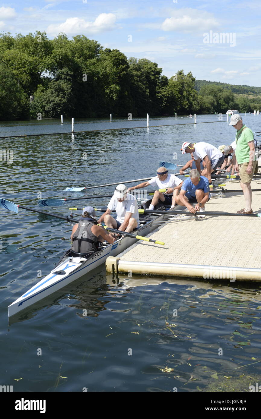 Henley on Thames, Regno Unito. 8 lug 2017. Henley on Thames 2017 Regata Credito: David Hammant/Alamy Live News Foto Stock