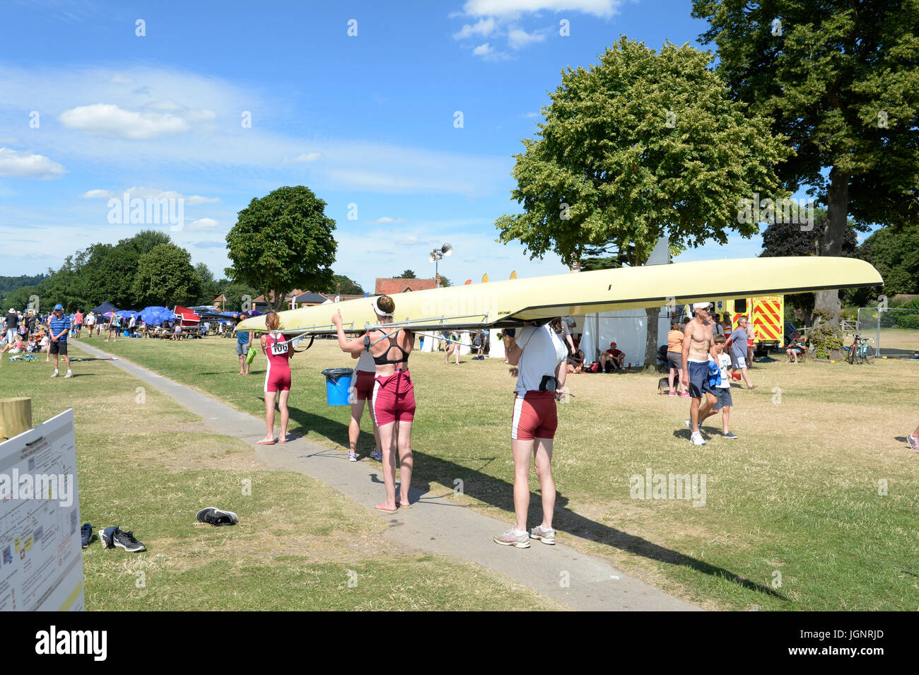 Henley on Thames, Regno Unito. 8 lug 2017. Henley on Thames 2017 Regata Credito: David Hammant/Alamy Live News Foto Stock