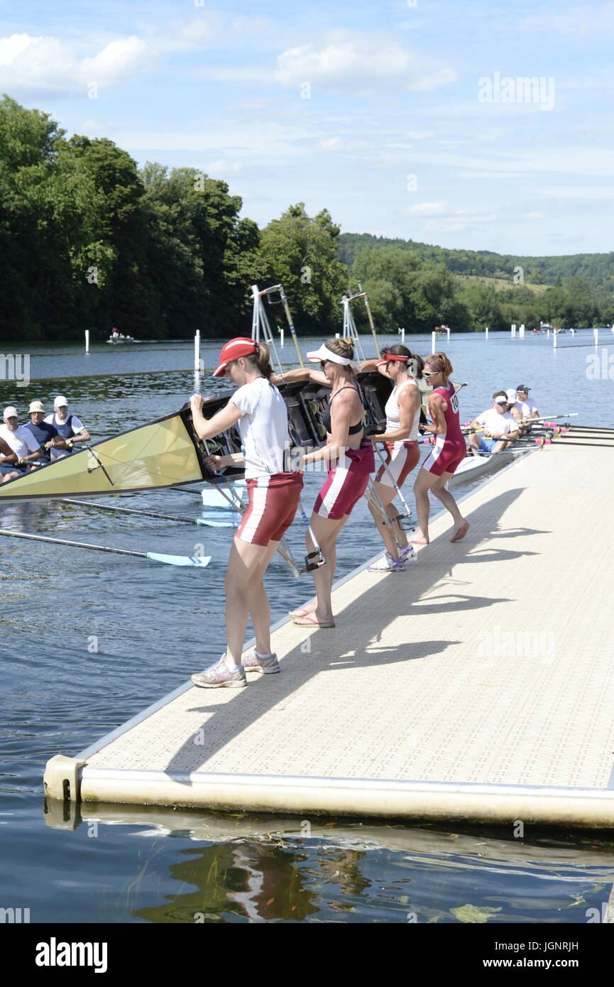Henley on Thames, Regno Unito. 8 lug 2017. Henley on Thames 2017 Regata Credito: David Hammant/Alamy Live News Foto Stock